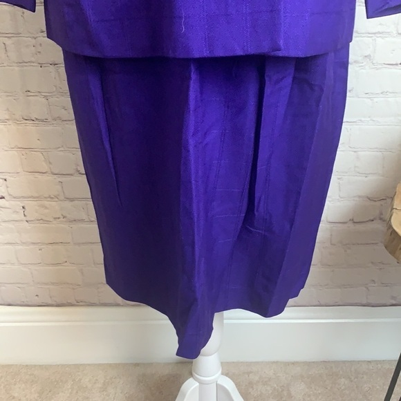 Vintage KASPER Double Breasted Blazer and Skirt Set - Picture 4 of 16